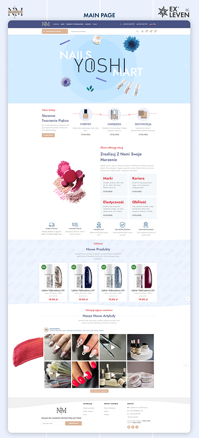 NailsMart - WordPress | WooCommerce | Store | WebSite animation branding design ecommerce illustration logo ui ux website woocommerce wordpress