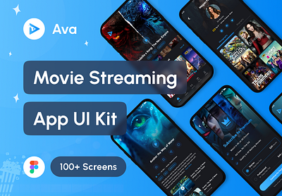 🎬 Streaming Movie App UI Kit appdesign appui branding darkmode entertainmentapp figmadesign figmatemplate graphic design landingpage lightmode mobileappdesign mobiledesign mobileui movieapp movieappui premiumdesign prototyping streamingapp uikit uxdesign