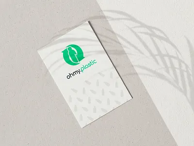 Oh my Plastic! Branding brand branding design graphic design identity isologo lo logo logotype