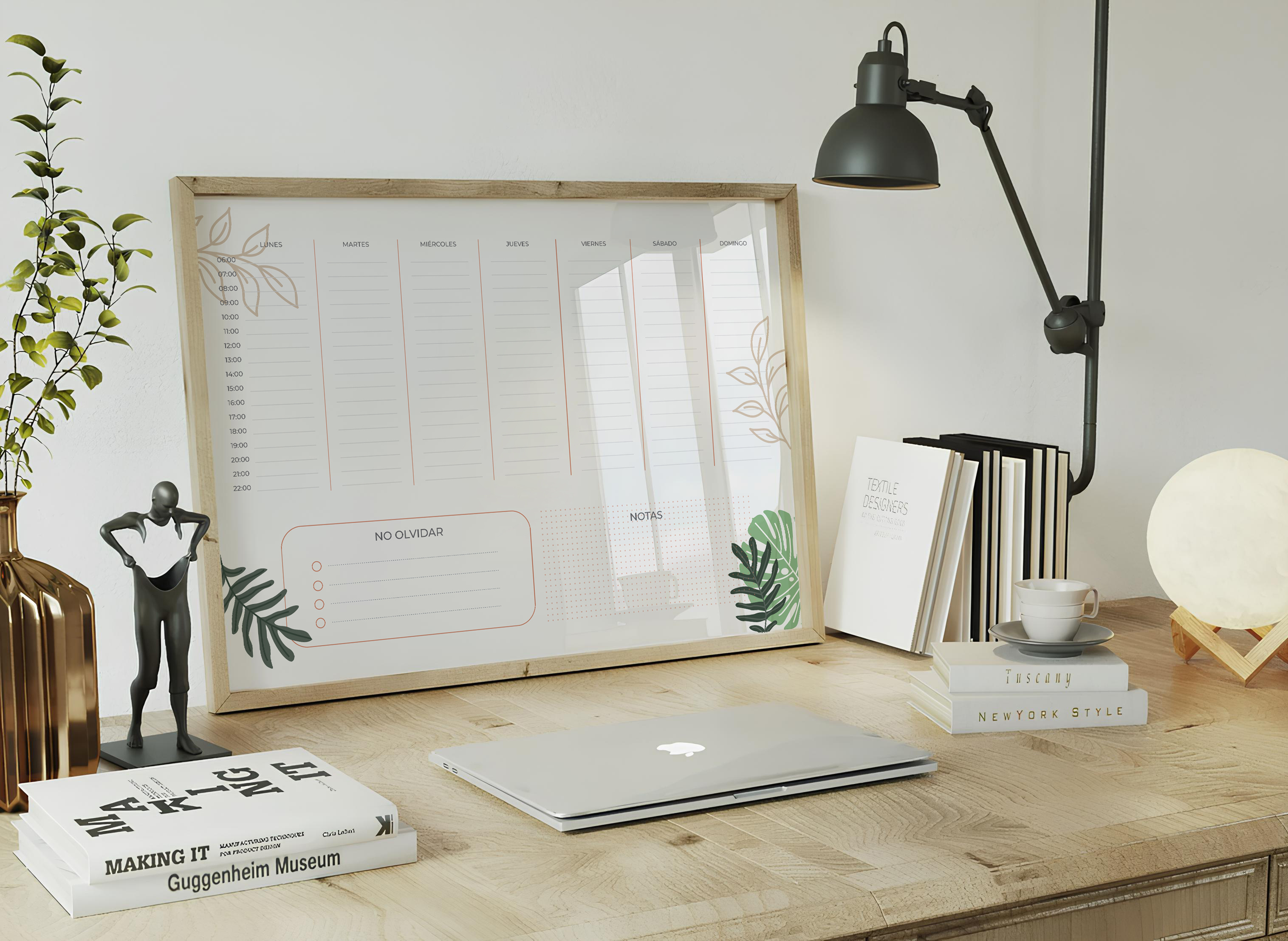 Weekly Planner board canva document graphic design pdf planner poster weekly