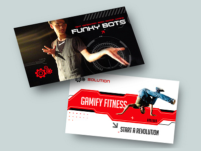 Funky Bots Branding branding design graphic design typography vector