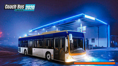 Coach Bus Simulator 2020 app art design game art game ui graphic design icon illustration ui ux