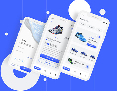 Online Shoes Store - eCommerce UX & UI Design 👟 :) app shop app ui apps brand design e commerce mobile design shoes app shoes store ux design