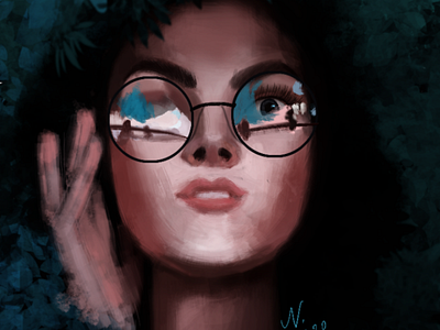 Something Reeealy Good digital illustration digital painting face study illustration portrait