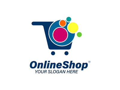 OnlineShop Logo Design ecommerce app ecommerce shop ecommerce shop logo online online marketing online shop online shop logo online shopping online store shop logo