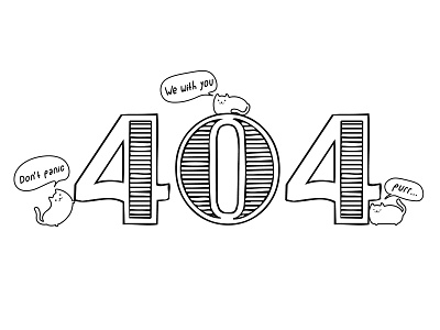 404cats 404 404 error 404 page cat cats design error 404 illustration ui vector