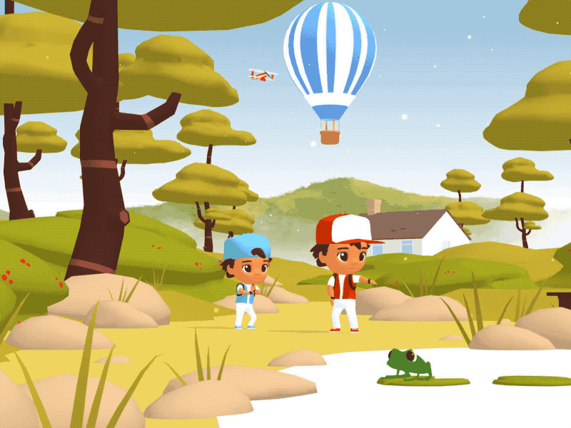 Mini Malverns | WebXR 3d a frame animation blender3d character illustration interactive ios iphone model particles responsive vr web webvr webxr