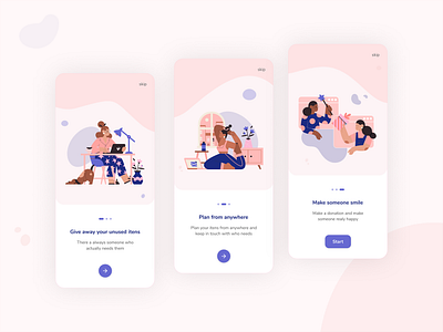 Donate-Love app dailyuichallenge figma illustration uidesign