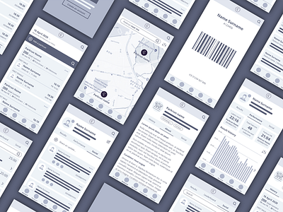 MyParkrun app wirefrmaes app app design prototype running app ux ux design wireframes