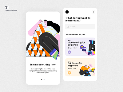 Design challenge 31 ✨: UI app design concept app design ui uidesign uiux ux