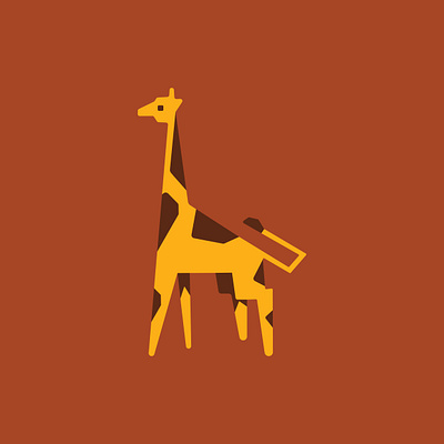 Day 307 adobe illustrator adobe illustrator cc africa animal animal art animal logo animals illustrated brand design brand identity brand identity designer branding giraffe giraffes graphic design logo logo design logo mark logos minimalism safari
