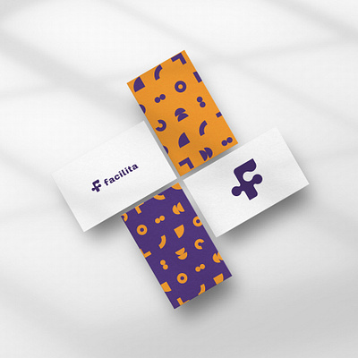 Facilita - Cards brand identity branding design logo