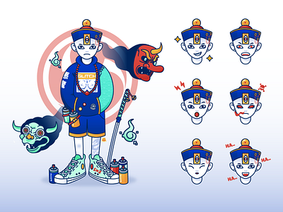 Chiang Shih Illustration Character Concept character character design characterdesign concept art concept character concept illustration design draw flat design flat illustration gradient graphic illustration monster vampire vector vector art visual