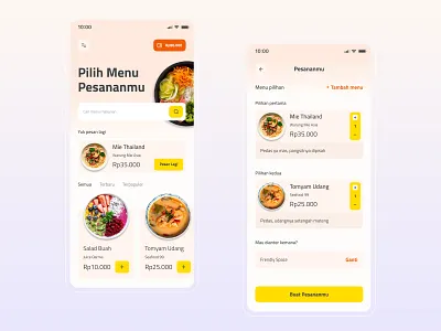 Food Order - Mobile App app design design food food app food order ui ux