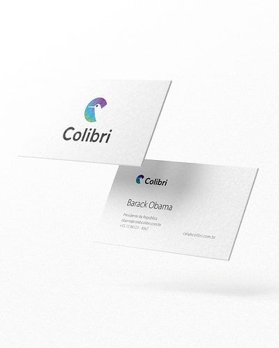 Colibri - Business Card brand identity branding logo