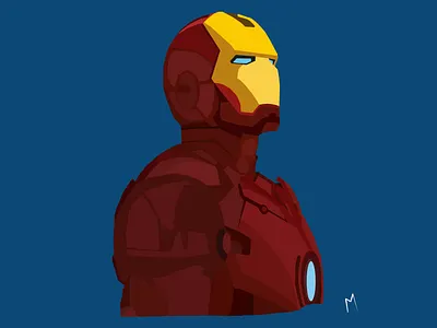 Iron Man Mark 3 3000 avengers avengersendgame design heroes illustration iron man ironman marvel minimal tonystark wall art wallpaper