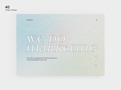 Design challenge 40 ✨: Web design concept branding design ui uidesign uiux ux web website