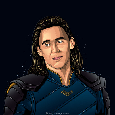 Loki adobe illustrator art avengers cartoon design graphic design illustration illustrator loki mandix marvel themandix thor vectorart vectorvexel