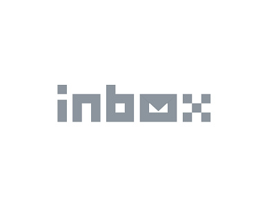 inbox typography logo - dribbble agency branding branding agency chat design dynamite ecommerce graphic design illustration inbox logo logo logo design logo designer message mobile riyamoni typography ui vector