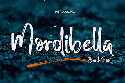 Mordibella - Brush Font brush elegant handbrush modern typeface typography