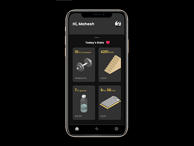 Workout App exercise health mobile app mobile ui ui design user experience user interface workout