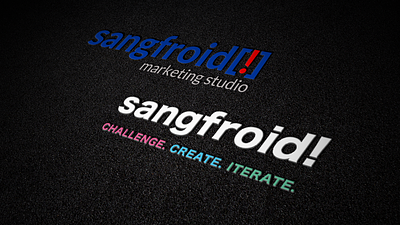 Sangfroid! rebrand brand branding design graphic design logo rebrand