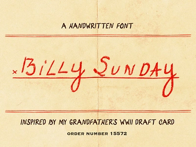 WWII Draft Card Typeface beth mathews draft ephemera female designer film film prop free font free typeface grandfather graphic prop hand written handwriting los angeles retro script signature vintage vintage font war wwii