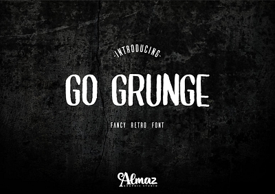 Go Grunge creative font fancy font fancy fonts font awesome font design fonts gothic font grunge font handmadefont modernfont retro font sans serif sanserif simple font