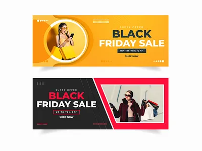 Black Friday Sale Banner ad design ads banner branding business clean corporate cover design creative design facebook cover instragram banner logo social media design template