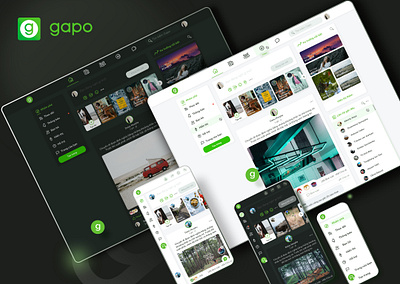 Gapo - Redesign newsfeed app design designveloper mobile app design social networking app software development ui ux design agency ux ui design web design web design company