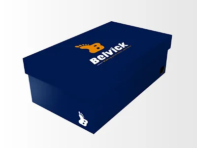 Belvick Packaging brand design brand identity branding design flat footwear icon logo logo a day logo design logo designer logo mark logos logotype packaging packaging design packaging mockup shoes shoes design shoes store