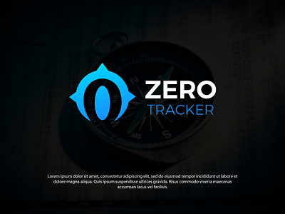 Zero Tracker Logo Design Concept brand identity branding business logo design compass concept creative logo digital graphic design logo logo design logo designer logotype mark monogram needlogo new new logo simple symbol vector