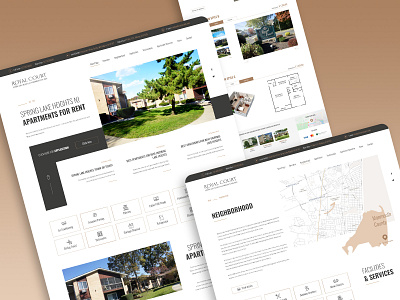 Royal Court apartament apartment cms design hotel mobile real estate ui ux webdesign website