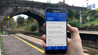 Testing out the Train Beacon Android App android app design appdesign augmented reality kotlin uidesign ux ux design uxui