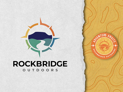 Rockbridge Outdoors Branding brand identity branding branding and identity design hiking illustration local logo logo icon outdoors vector