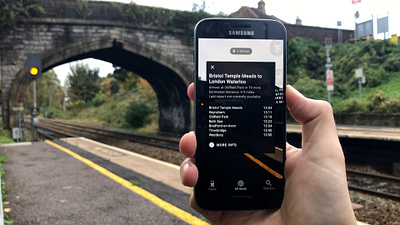 Testing the augmented reality mode of Train Beacon Android app android android app app appdesign augmentedreality ui uiux