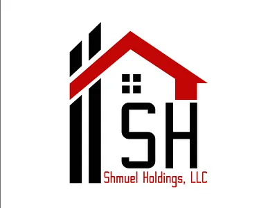 Logo design for client branding design flat logo minimal professional logo real estate agency real estate logo sh logo vector