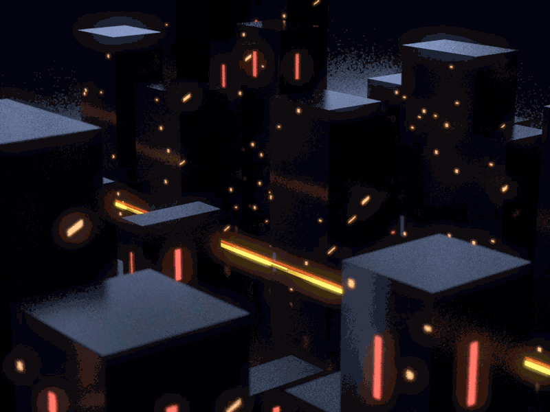 CITY NIGHT c4d design