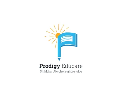 Logo design for Prodigy Educare business logo custom logo education logo flat logo illustration logo logo design logodesign minimal logo vector