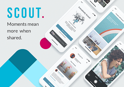 Scout App social network ui ux ui design user experience userinterface uxdesign