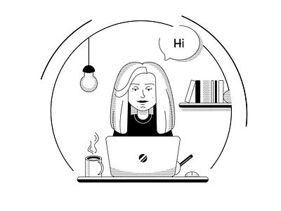 Me adobe illustrator autoportrait design illustration vector