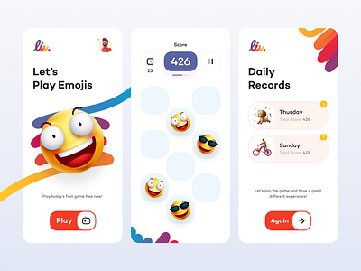 Liv Digital Bank app app game bank bank app design emoji experience figma game minimal mobile simple ui user interface ux