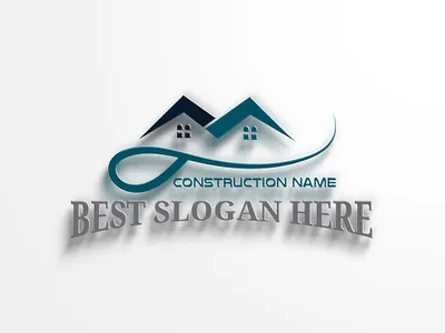 Real estate logo-Construction logo-Property logo real estate logo design