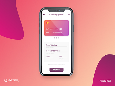 Credit Card checkout design concept app daily dailyui dailyui002 dashboard design figma flat minimal ui ux web website
