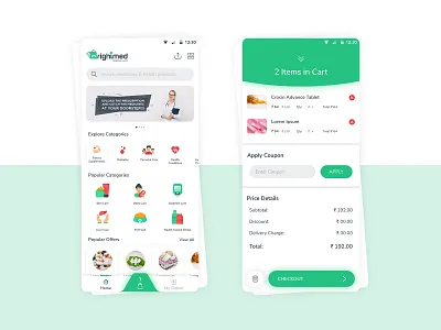 Rightmed Medicine Store App android app app design app ui ecommerce medicine medicine app pharmacy