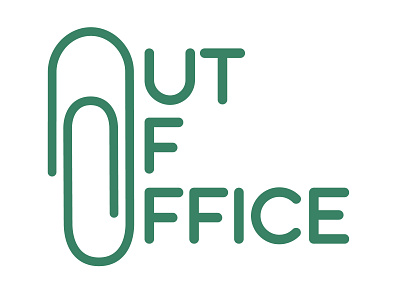 Out Of Office (Paperclip closed) balalnce branding career icon life coaching lifestyle logo office ooto paperclip stationary work worklife balance