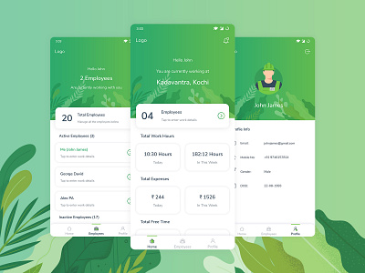 Grass Cutting Labour App android app android app design app design app ui debut grass grass cutting labour app