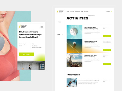 STIC | Activities page damba edges gradients innovations responsive sports ukrainian