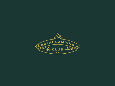Royal Camping Club - Branding brand identity branding design logo logo presentation logodesign luxury brand minimalist logo printing visual design