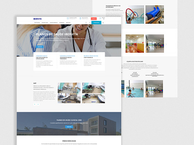 Site - Ibervita care clinic health hospital ui ux web website